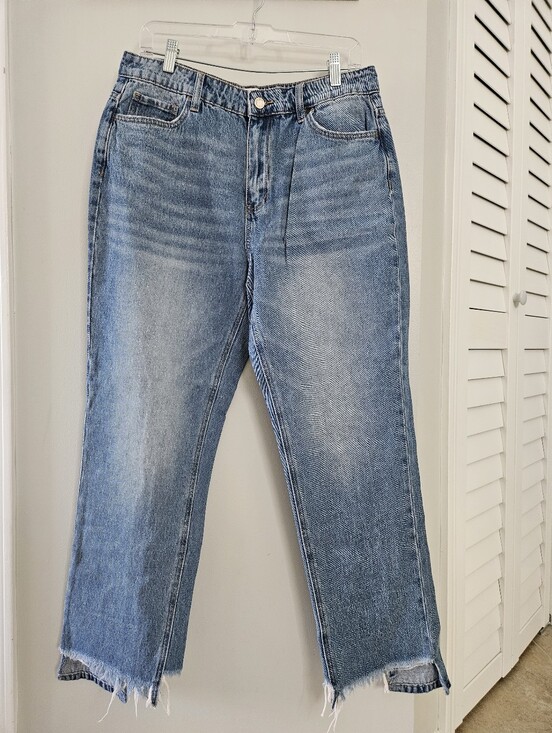 Vervet Denim - Vervet Blue | Cropped Straight-Leg Jeans